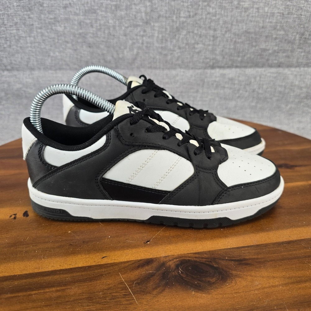 AND1 Womens Low Top Basketball Sneakers‎ Black White WMA142ES013 Size 6